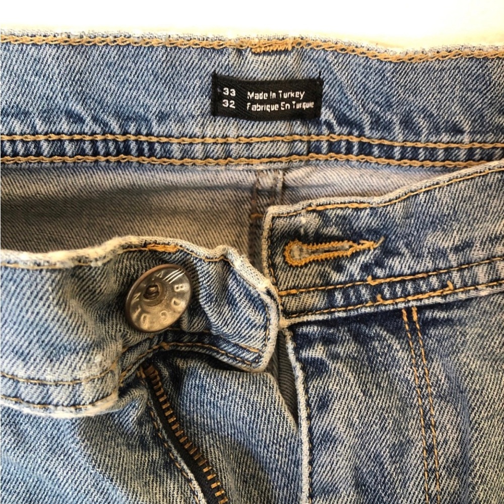 Blue Ripped Denim Jeans